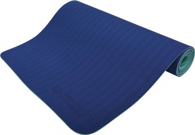 Schildkröt Fitness Yogamatte 4mm BICOLOR - Navy/Mint in blau