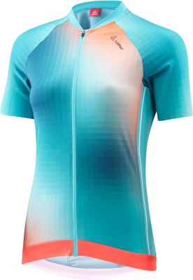 LÖFFLER Damen Trikot W BIKE JERSEY FZ HOTBOND RF in blau