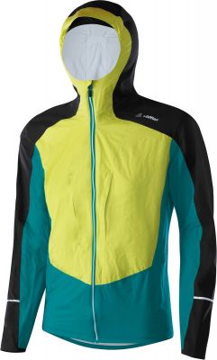 LÖFFLER Damen HOODED HYBRID JACKET AERO WP in blau