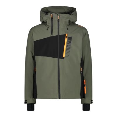 MAN JACKET FIX HOOD in e943 olive